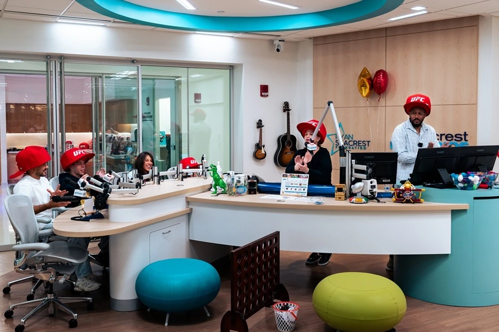 UFC visit at Seacrest Studios.
