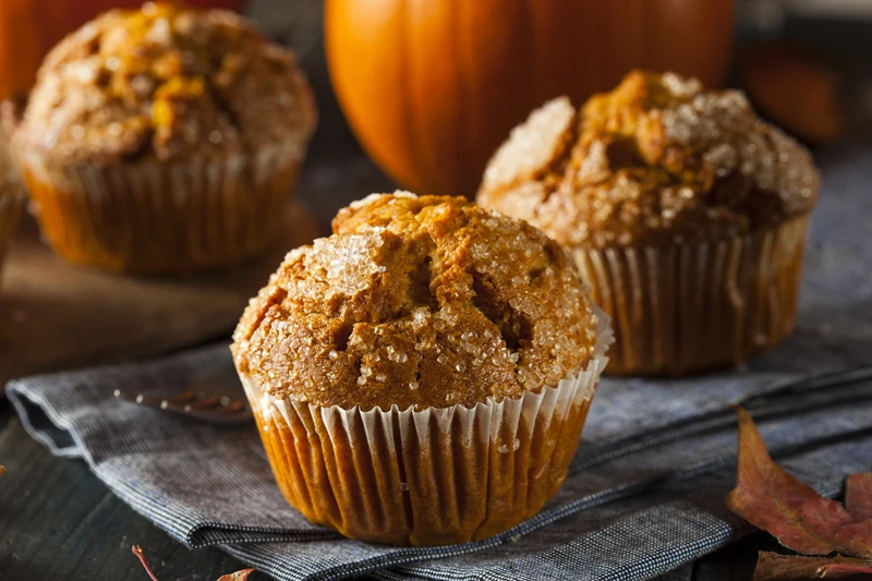 Pumpkin muffins.
