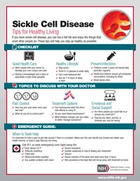 SCD Infographic with Tips for Healthy Living