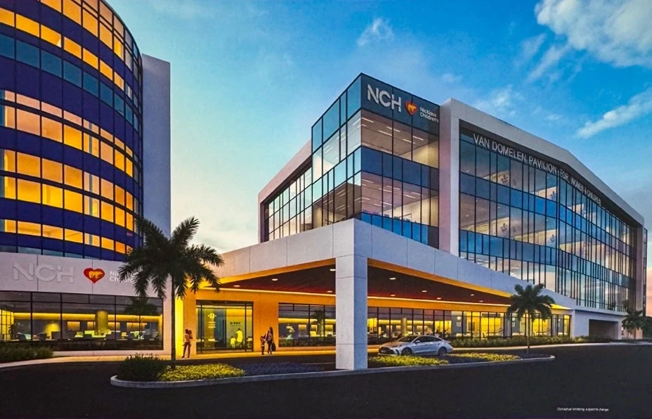 NCH and Nicklaus Children's building NCH and Nicklaus Children's building